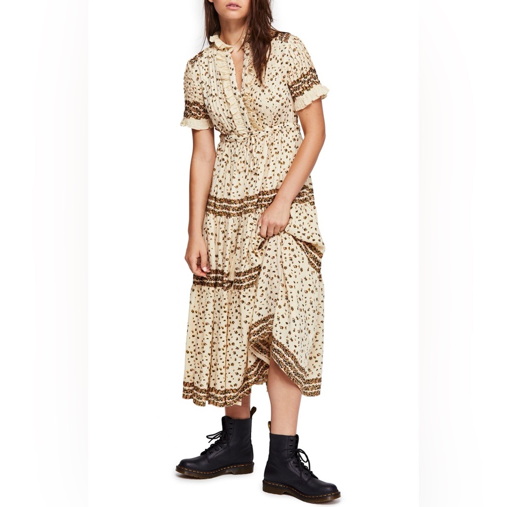 Free People Rare Feelings Maxi Dress size Large. Worn once. Like new condition.